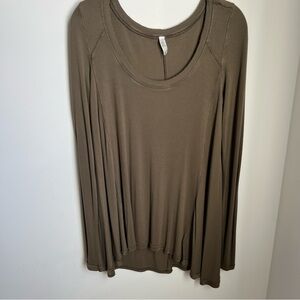 Garage Olive Long Sleeve Women's Tee